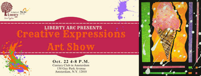 Liberty ARC's Creative Expressions Art Show Banner